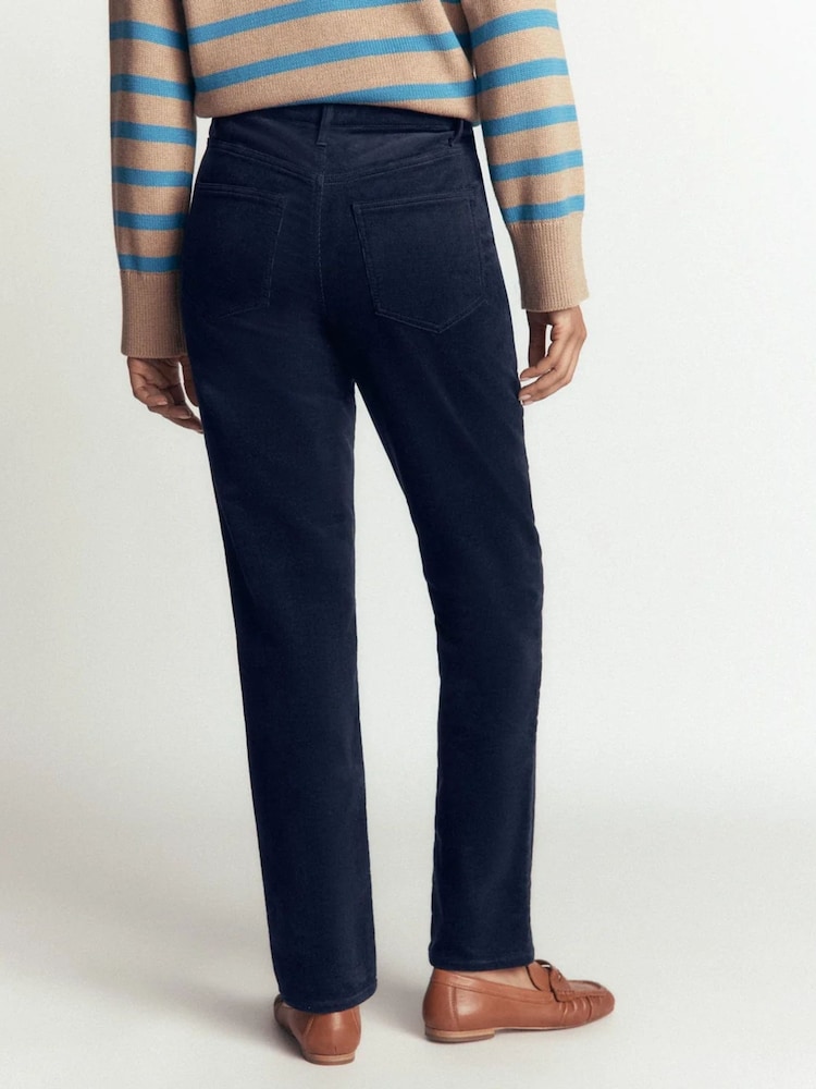 Blau - Boden High Rise Cord Slim Jeans - Bild 2 von 6