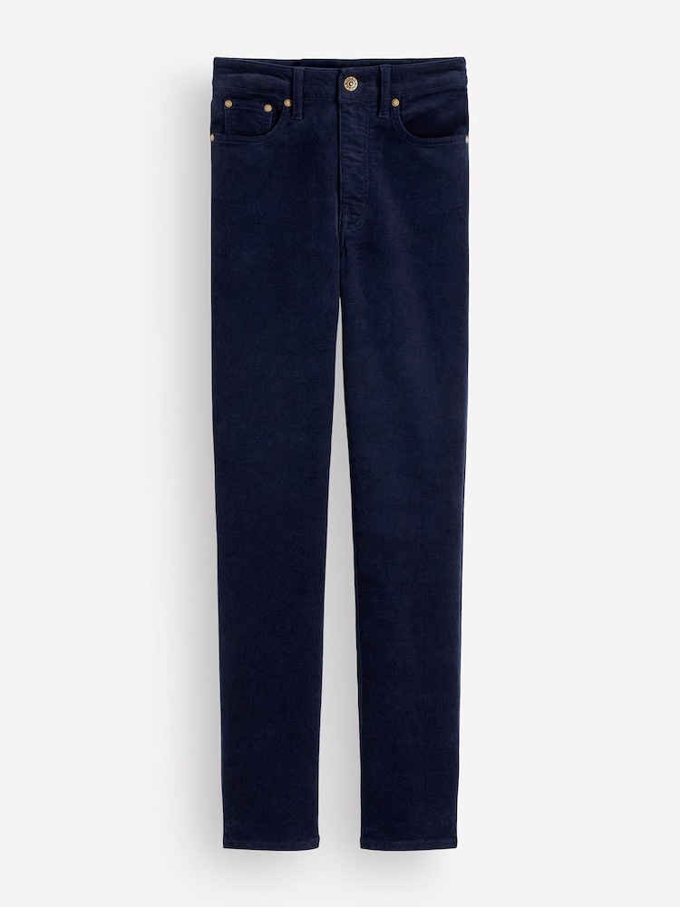 Blau - Boden High Rise Cord Slim Jeans - Bild 6 von 6