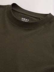 vert foncé - Slim Fit (Slim Fit) - T-shirt à manches longues de cou d'équipage - Image 7 de 7