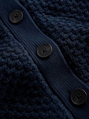 Boden Textured Knitted Bomber Jacket - Image 2 of 2