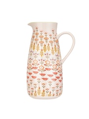 Cath Kidston Cream Painted Table Pitcher Vase Jug 1.7L - Image 2 of 3