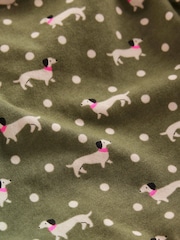 Πράσινο λουκάνικο Dog Print - Boden Φόρεμα με μανίκια Blouson - Εικόνα 3 του 3