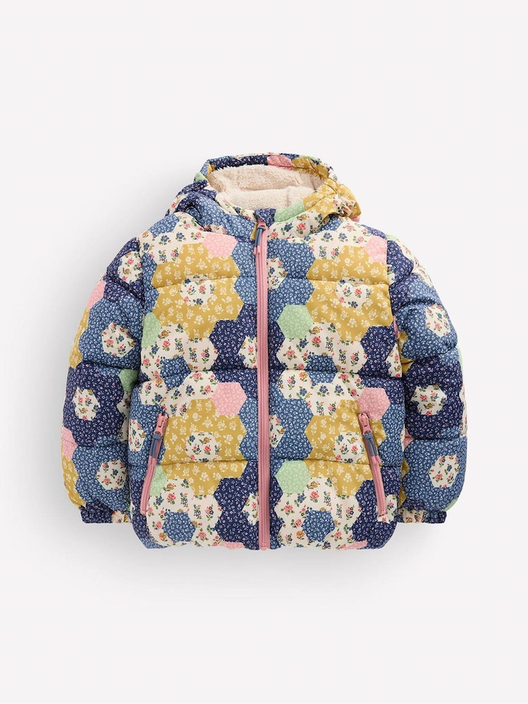 Boden Blue Fun Padded Coat - Image 1 of 5 Boden Blue Fun Padded Coat - Image 1 of 5
