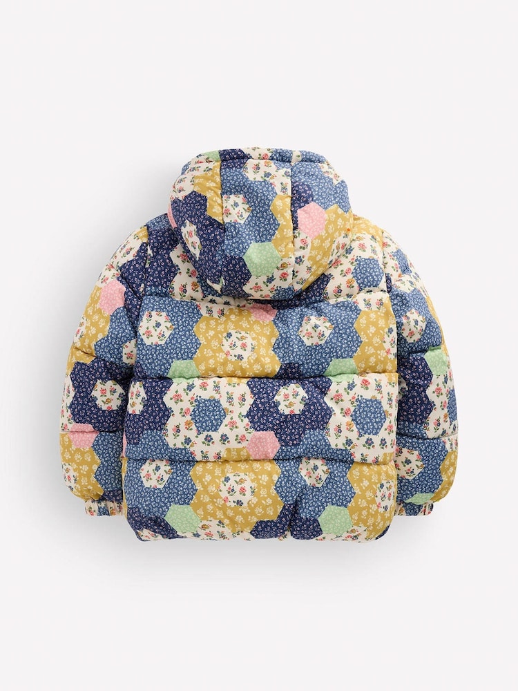 Boden Blue Fun Padded Coat - Image 2 of 5 Boden Blue Fun Padded Coat - Image 2 of 5