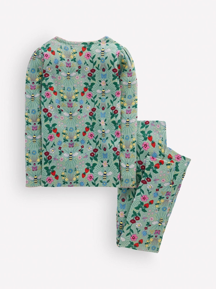 Boden Green Snug Long John Pyjamas - Image 2 of 3 Boden Green Snug Long John Pyjamas - Image 2 of 3