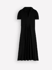 Boden Black Heidi Jersey Midi Tea Dress - Image 5 of 5