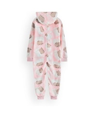 Chat Pusheen rose - Vanilla Underground Unisex Kids Fleece All-In-One - Image 2 de 6