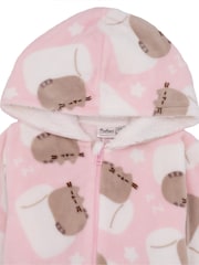 Chat Pusheen rose - Vanilla Underground Unisex Kids Fleece All-In-One - Image 3 de 6