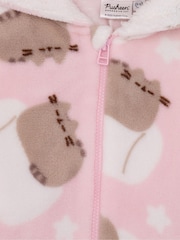 Chat Pusheen rose - Vanilla Underground Unisex Kids Fleece All-In-One - Image 5 de 6