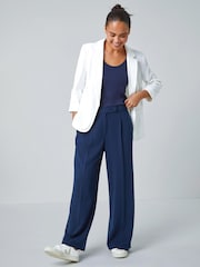 Roman White Petite Classic Stretch Blazer - Image 5 of 8