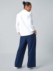 Roman White Petite Classic Stretch Blazer - Image 6 of 8