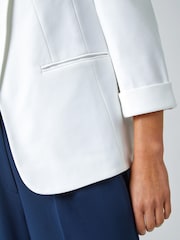 Roman White Petite Classic Stretch Blazer - Image 8 of 8