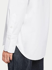 Jigsaw Cotton Relaxed White Shirt - Image 4 of 5