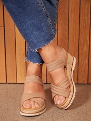Skechers Natural Bobs Desert Chill Sweet Crossing Sandals - Image 3 of 8