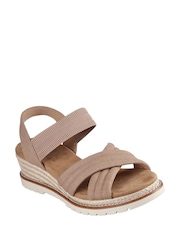 Skechers Natural Bobs Desert Chill Sweet Crossing Sandals - Image 6 of 8