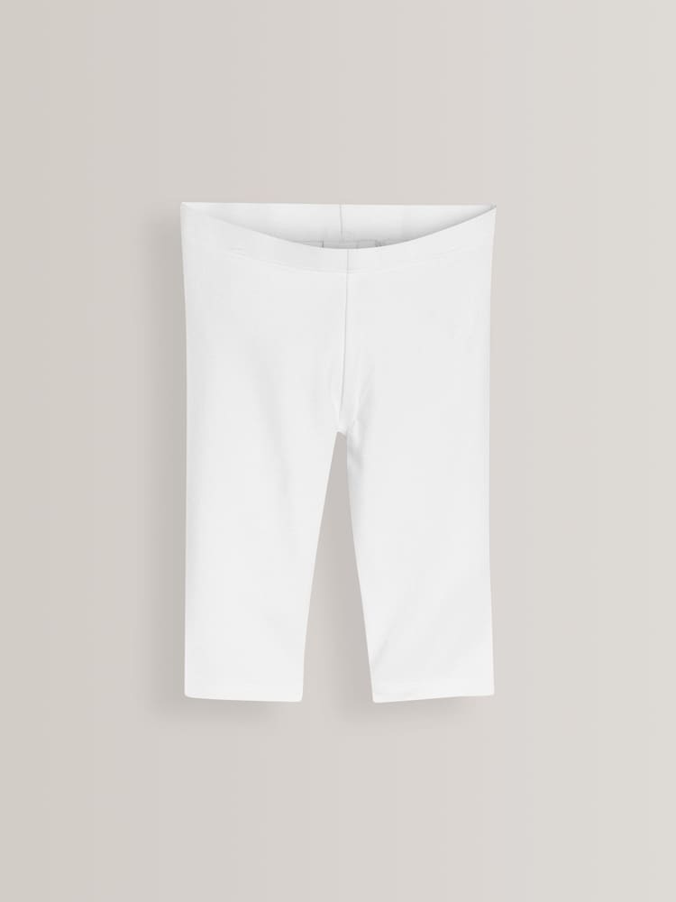 White 3 Pack Cropped Leggings (3-16yrs) - Image 2 of 4