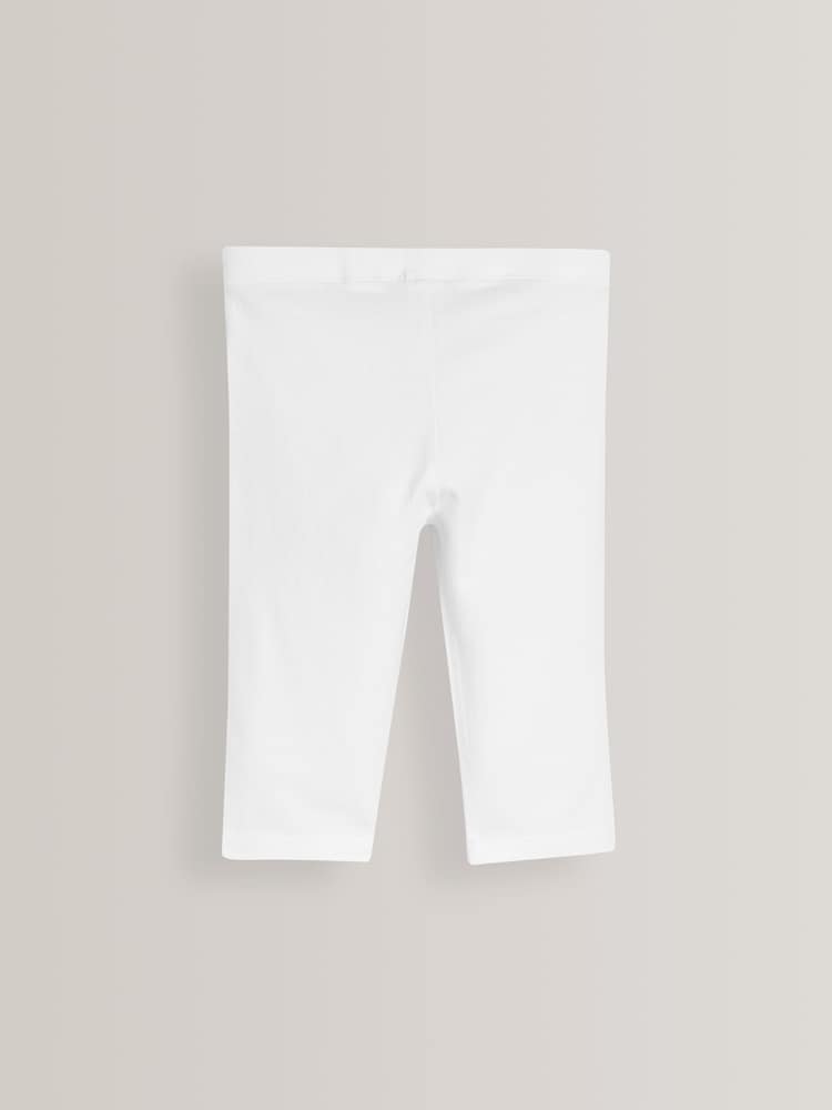 White 3 Pack Cropped Leggings (3-16yrs) - Image 3 of 4