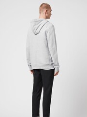 AllSaints Grey 100% Cotton Raven Hoodie - Image 3 of 6