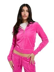 Juicy Couture Pink Washed Robyn Hoodie - Image 1 of 6