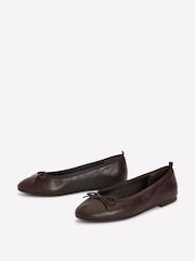 Boden Brown Patti Round Toe Ballet Flats - Image 3 of 5