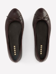 Boden Brown Patti Round Toe Ballet Flats - Image 4 of 5