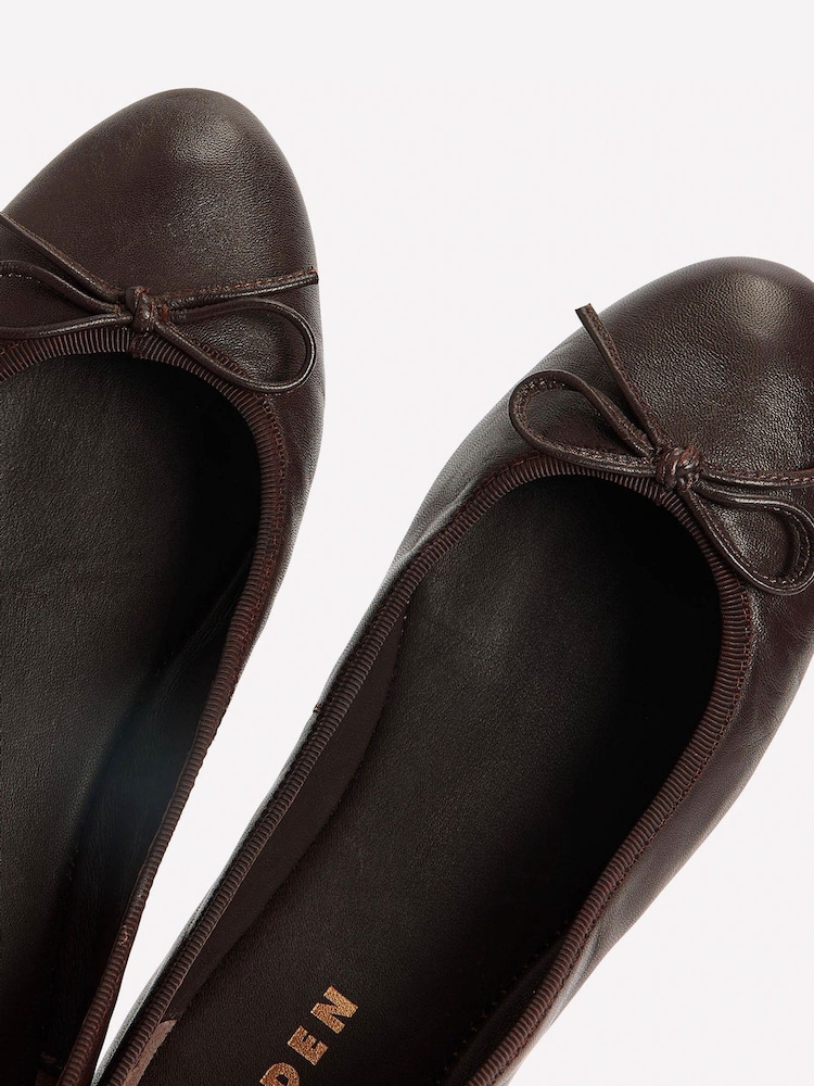 Boden Brown Patti Round Toe Ballet Flats - Image 5 of 5