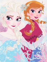 Character Blue Disney Frozen Long Leg 100% Cotton Pyjama Set - Image 7 of 8