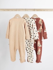 Orange Baby Character Sleepsuits 3 Pack (0-3yrs) - Image 2 of 13