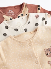 Orange Baby Character Sleepsuits 3 Pack (0-3yrs) - Image 7 of 13