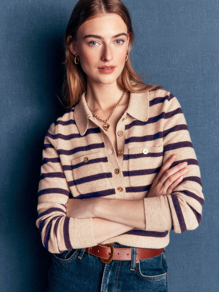 Boden Grey Marianne Merino Wool Jumper - Image 1 of 6 Boden Grey Marianne Merino Wool Jumper - Image 1 of 6