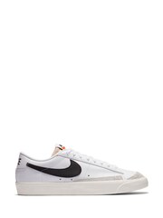 Nike White/Black Blazer Low 77 Vintage Trainers - Image 1 of 11