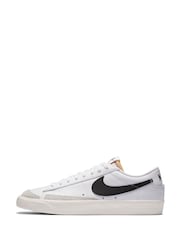 Nike White/Black Blazer Low 77 Vintage Trainers - Image 2 of 11