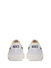 Nike White/Black Blazer Low 77 Vintage Trainers - Image 7 of 11