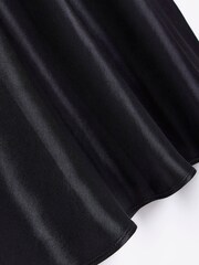 River Island Black Easy Bias Satin Maxi Skirt - Image 6 of 6