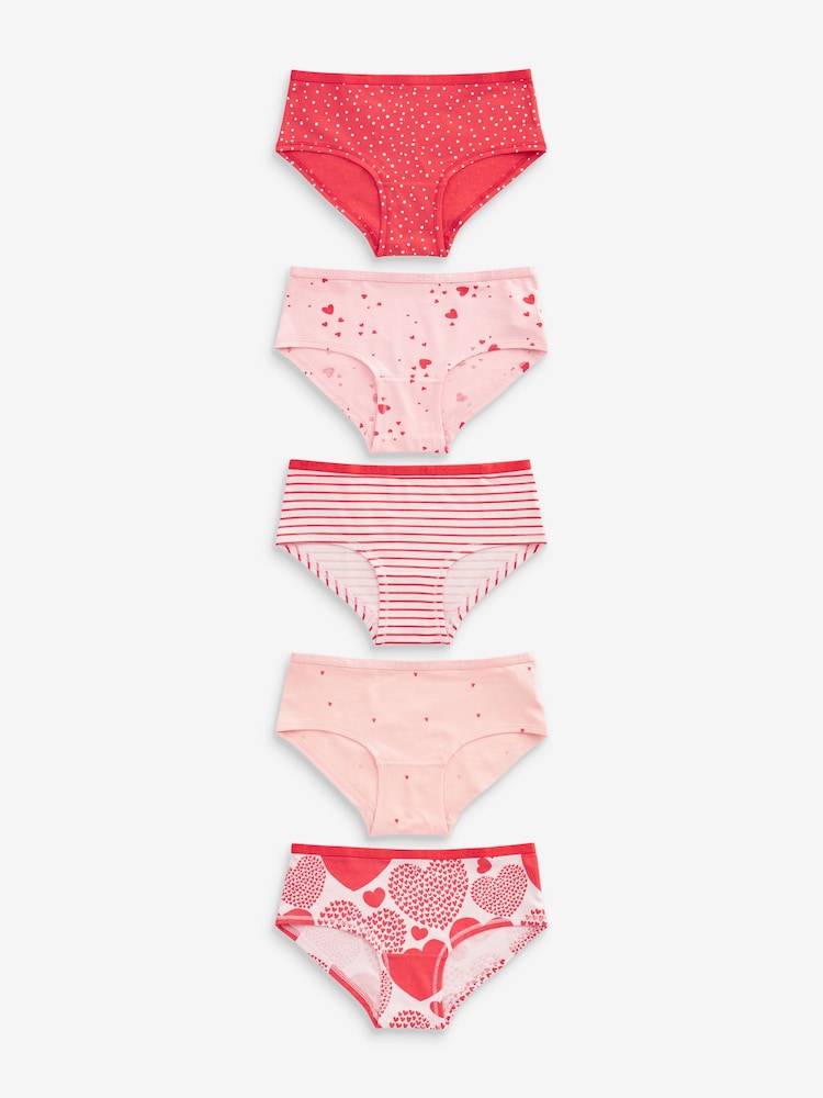 Red Hipsters 5 Pack (2-16yrs) - Image 1 of 3