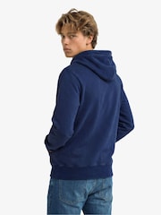 Superdry Blue Track Hoodie - Image 4 of 7