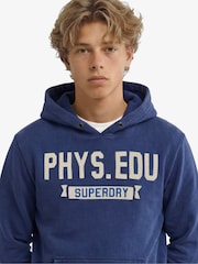 Superdry Blue Track Hoodie - Image 5 of 7