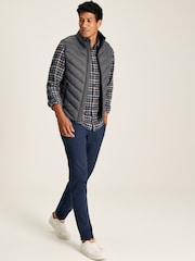 Joules Garrett Grey Showerproof Padded Gilet - Image 3 of 5