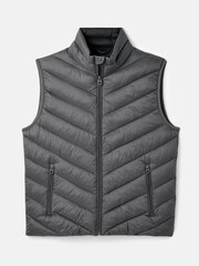 Joules Garrett Grey Showerproof Padded Gilet - Image 5 of 5