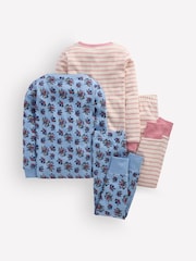 Boden Blue Twin Pack Snug Pyjamas - Image 2 of 3