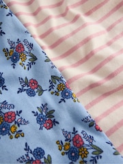 Boden Blue Twin Pack Snug Pyjamas - Image 3 of 3