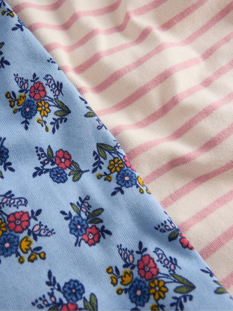 Boden Blue Twin Pack Snug Pyjamas - Image 3 of 3 Boden Blue Twin Pack Snug Pyjamas - Image 3 of 3