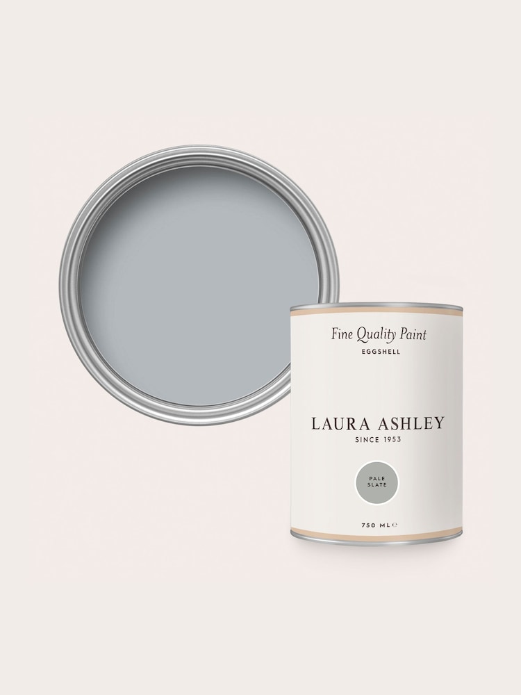 Laura Ashley Pale Slate Grey Eggshell 750ml Paint - Image 1 of 4