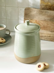 Sage Green Wolton Biscuit Jar - Image 2 of 4