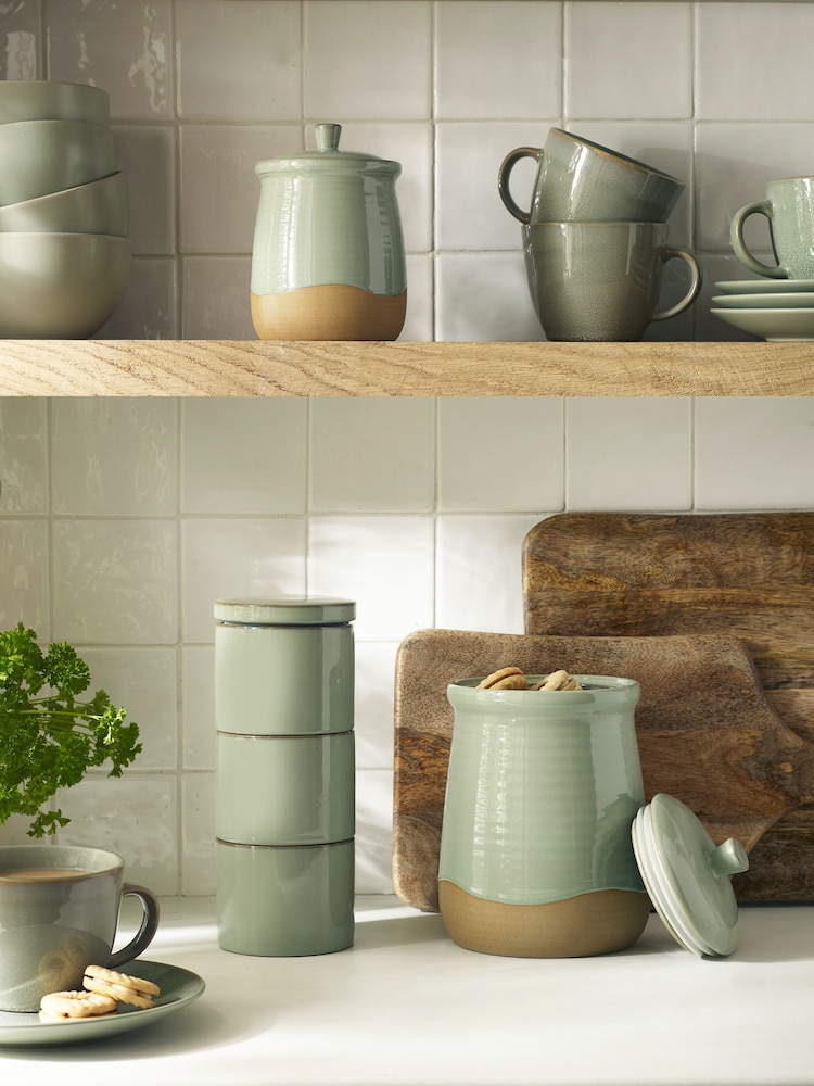 Sage Green Wolton Biscuit Jar - Image 4 of 4
