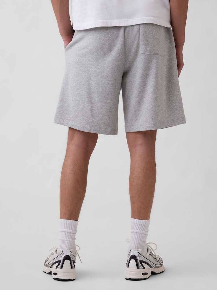 Grau - Gap Vintage Soft Terry Relaxed Logo Sweat Shorts - Bild 2 von 5