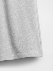 Grau - Gap Vintage Soft Terry Relaxed Logo Sweat Shorts - Bild 5 von 5