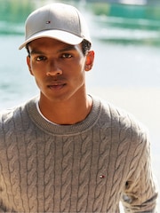 Tommy Hilfiger Grey Classic Baseball 100% Cotton Cap - Image 1 of 5