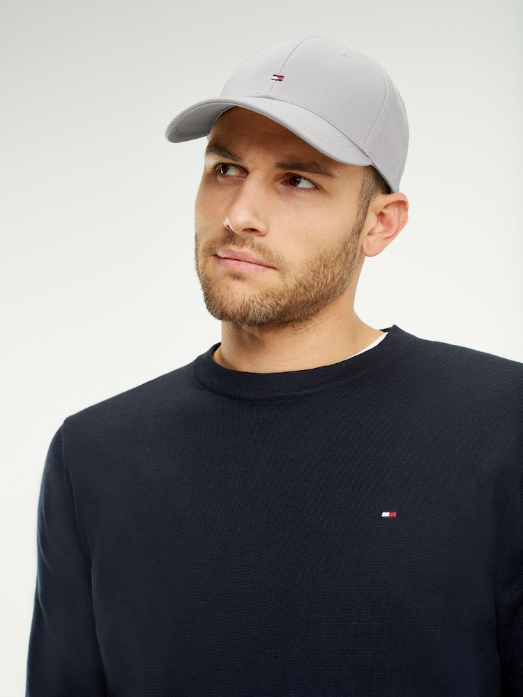 Tommy Hilfiger Grey Classic Baseball 100% Cotton Cap - Image 2 of 5