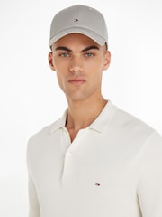 Tommy Hilfiger Grey Classic Baseball 100% Cotton Cap - Image 3 of 5